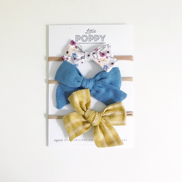 little poppy co Other - LITTLE POPPY CO Girl’s Jan. ‘19 Inspired Bow Set